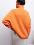 Women's Vogue Pure Color High Neck Cozy Pullover Sweater