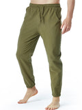 Men's Casual Solid Color Drawstring Jogging Yoga Pants