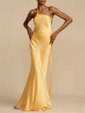 Women's Summer Trendy Sexy Asymmetric Strap Backless Dress