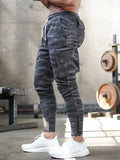 Men's Solid Camouflage Exercise Running Training Pants