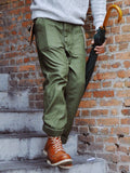 Men's Classic Straight Leg Military Fatigue Pants