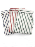 Men's Trendy Mid-Waist Drawstring Stripe Pencil Pants