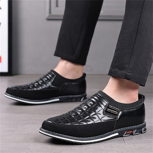 Casual Business Round Toe PU Flat Shoes for Men