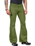 Men's Trendy Mid-Rise Stretchy Flared Pants