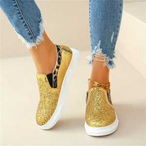 Women's Cool Shiny Sequins Thick Sole Casual Shoes