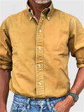 Men's Stylish Long Sleeve Button Down Shirts