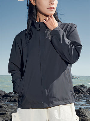 Men's Autumn Stand Collar Lightweight Water Repellent Outdoor Jackets