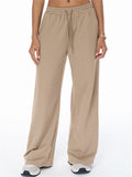 ‌Women's Autumn Cozy Cotton Loose Fit Sporty Drawstring Sweatpants