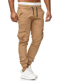 Men's Cool Elastic Waist Tapered Cargo Jogger Pants