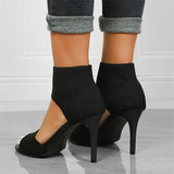 Trendy Comfortable Women's Open-toe Stiletto High Heels