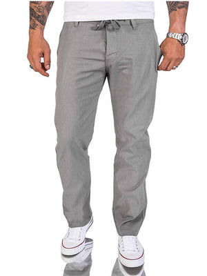 Men's Casual Simple Loose Cotton Sweatpants