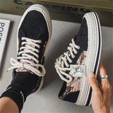Summer Trendy Breathable Soft Sole Linen Casual Shoes for Men