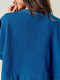 Female Casual Sweatshirt Patchwork Pleated Dress