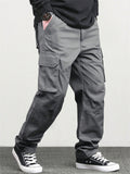 Mens High Street Multi Pocket Casual Workwear Cargo Pants
