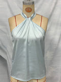 Women's Elegant Solid Color Halter Sleeveless Shirts