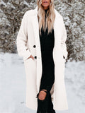 Winter Warm Fashion Fleece Long Overcoat for Women