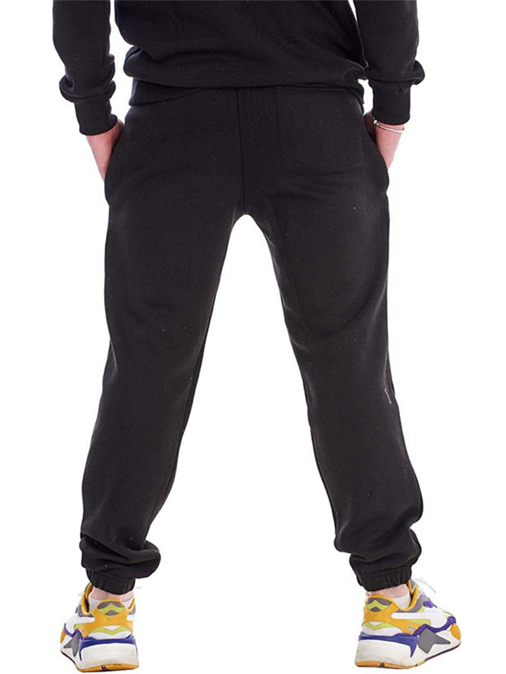 Winter Comfortable Plush Loose-fitting Men's Sports Pants