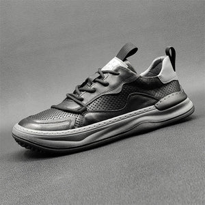 Men's Hollow Out Breathable Lace Up Basketball Shoes