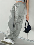 Popular Loose Elastic Waist Streetwear Trousers for Women