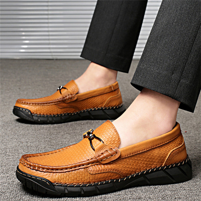 Men's Breathable Super Soft Handmade Leather Business Shoes