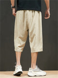 Male Cozy Loose Skin-friendly Drawstring Shorts