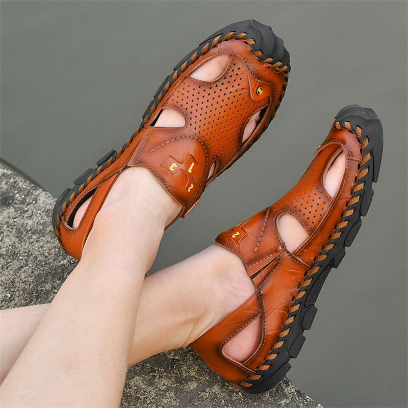 Men's Summer Soft Sole Anti Slip Hollow Out Fishing Sandals