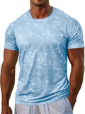 Men's Round Neck Short Sleeve Camouflage T-Shirt