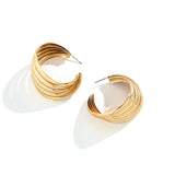 Vintage Fashionable C-Ring Earrings for Lady