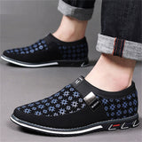 Men's Street Geometry Pattern Casual Slip-ons Shoes