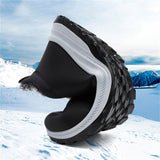 Men's Comfortable Warm Plush Liner Walking Sneakers