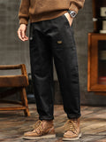 Super Cool Amekaji Style Utility Straight Cargo Pants for Men