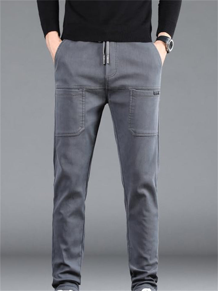 Men's Comfy High Stretch Multi-pocket Durable Casual Pants