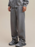 Men's Distressed Loose Casual Sweatpants with Drawstring Waist