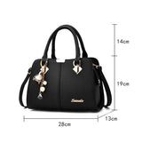 Popular Hard-wearing Female Solid Color Handbags