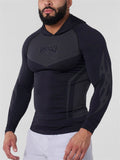 Men's Hero-Inspired Slim Fit Hooded Training Shirt