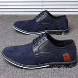 Leisure Round Toe Lace Up Anti Slip Cozy Male Shoes