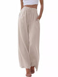 Yoga Fitness Cozy Loose Straight-Leg Pants for Women