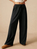 Women's Summer Solid Color Corduroy Low Waist Drape Pants