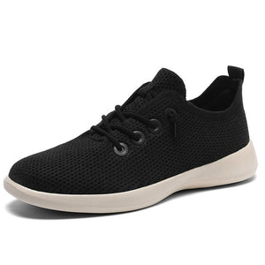 Men's Casual LightWeight Solid Color Mesh Slip-Ons Flats Shoes