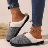 Comfortable Fleece Lined Home Slippers for Women Men