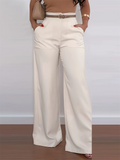 Comfort Plus Size High-Waist Wide Leg Pants for Women