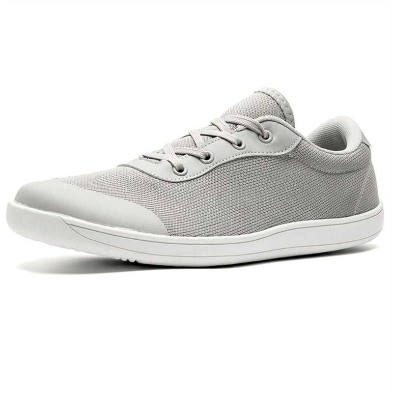 Men's Causal Solid Color Breathable Mesh Lace Up Flats Shoes