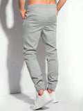 Men's Daily Wear Simple Loose Ankle-Tied Casual Pants