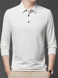 Men's Casual Solid Color Long Sleeve Shirts