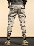 Men's Streetwear Slim Fit Ankle-tied Cargo Pants