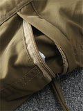 Men's Keep Warm Plush Liner Multi-Pocket Cargo Pants with Belt