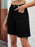 Summer Trendy Waist Adjustable Denim Shorts for Women