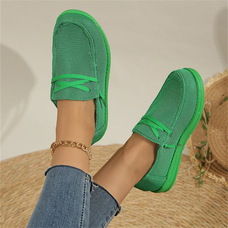 Women's Summer Breathable Flats Cloth Loafers
