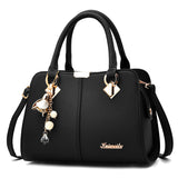 Popular Hard-wearing Female Solid Color Handbags