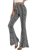 Female Boho High Waisted Flare Forbidden Pants